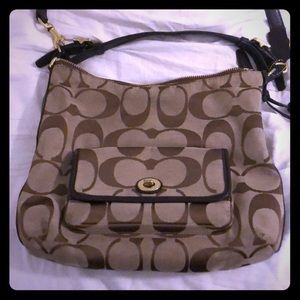 Brown Coach Bag (well loves)